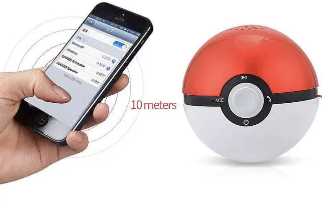 Sonstiges Merchandise-Pkm.store Pokemon Go Pokeball Portabler Super Bass Lautsprecher