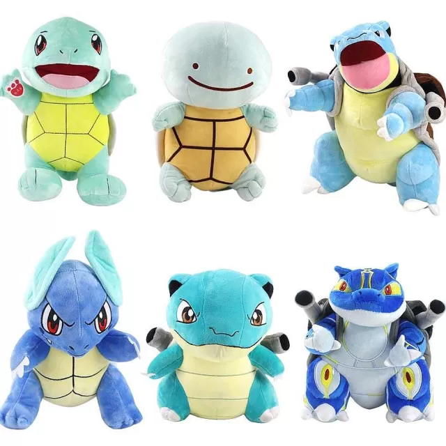 Pokemon Kuscheltiere-Pkm.store Pokemon Plusch Turtok / Blastoise, Wartortle / Schillok Oder Schiggy / Squirtle