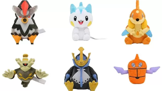 Pokemon Kuscheltiere-Pkm.store Pokemon Stofftiere Glaceon Dusknoir Vespiquen Chatot Rotom Pachirisu Empoleon Etc.