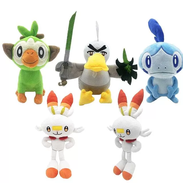 Pokemon Kuscheltiere-Pkm.store Pokemon Sword Und Shield Plusch Pokemon (Hopplo / Scorbunny, Sobble Oder Grookey)