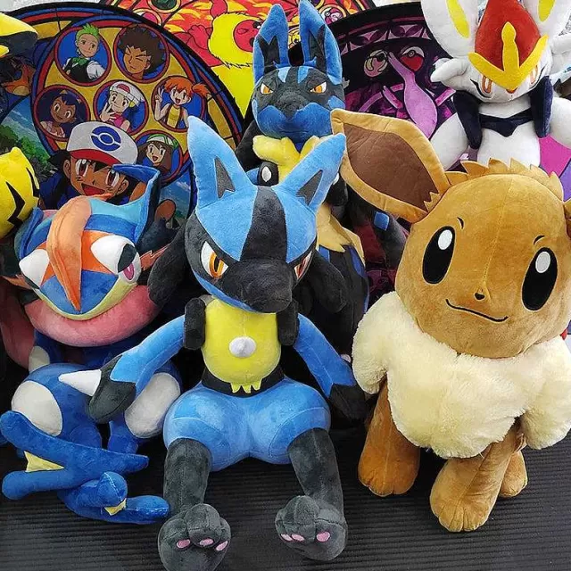 Pokemon Kuscheltiere-Pkm.store Pokemon Xxl Kuscheltiere Lucario, Quajutsu, Zeraora Liberlo Glaziola U. A.