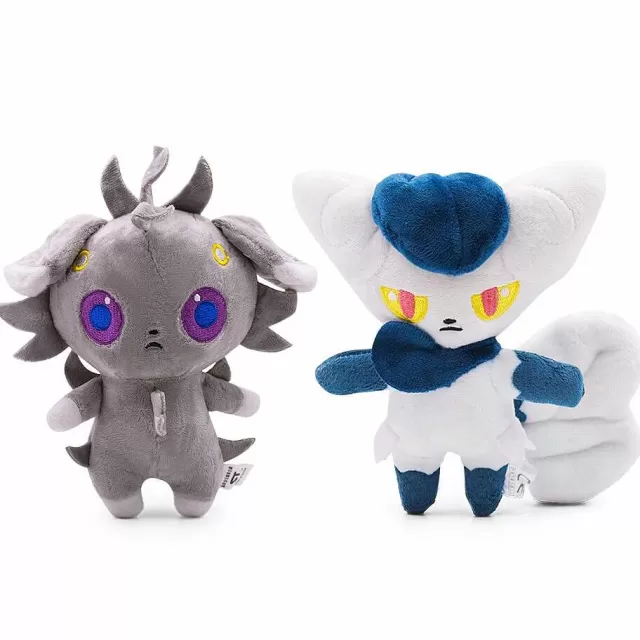 Pokemon Kuscheltiere-Pkm.store Psiau - Espurr Oder Psiaugon - Meowstic Kuscheltiere Plusch Pokemon (Ca. 17Cm - 19Cm)